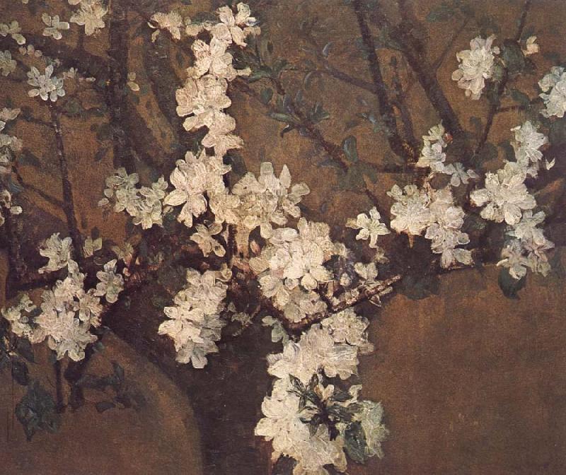 John Russell Almond tree in blossom Germany oil painting art